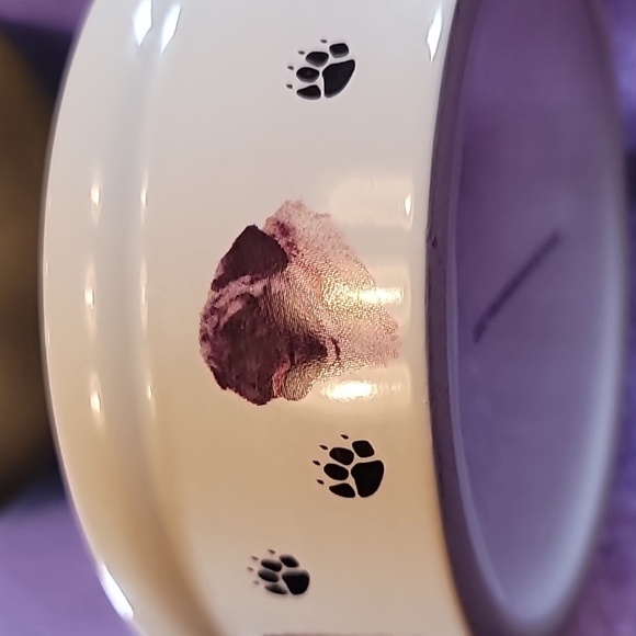 0774. BowWowMeow's Ceramic Decorative Bowl for Small Pet Dogs ~ So classy & Cute - Picture 3 of 7